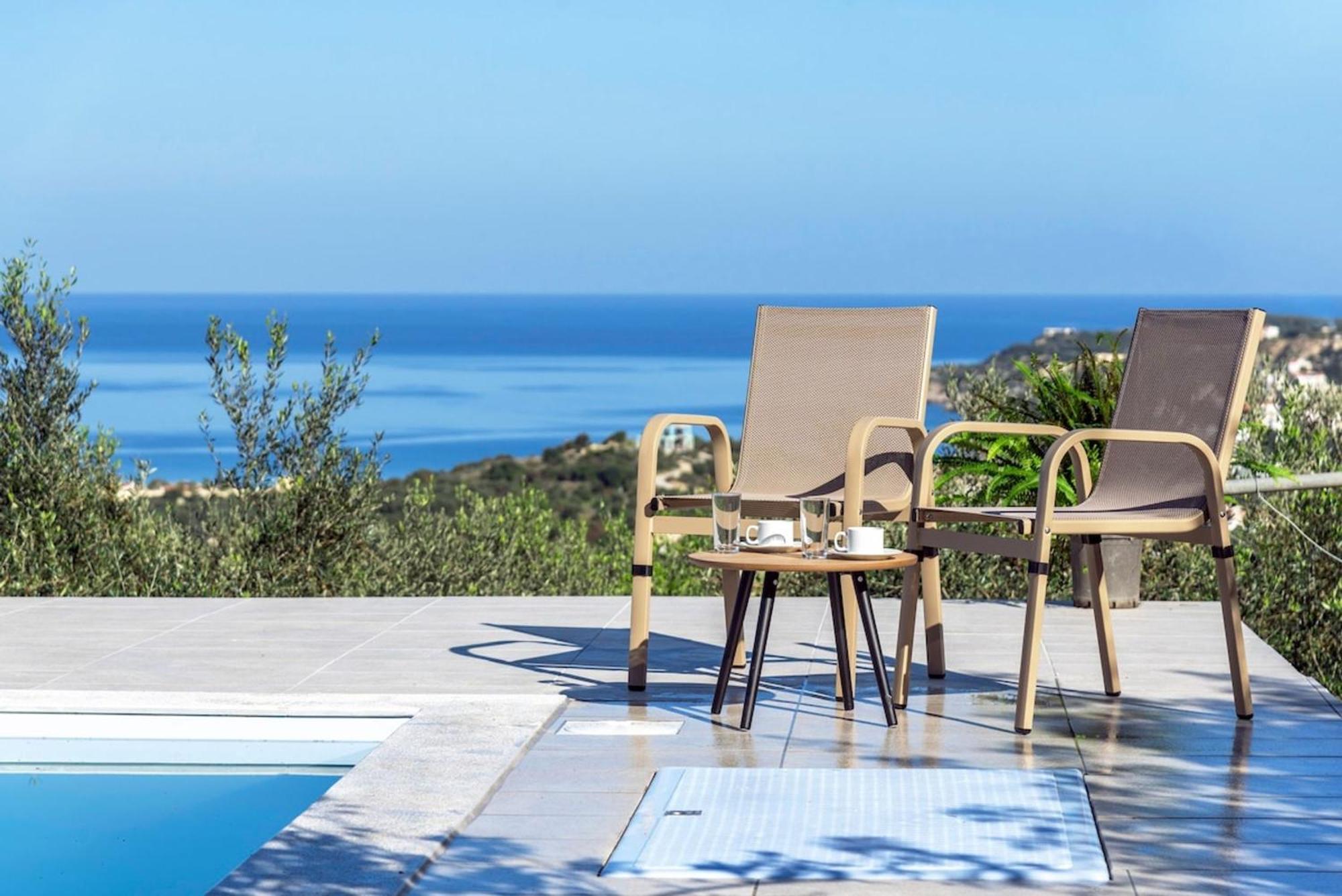 Villa Konstantinos Hilltop Vineyard Escape 阿尔米里达 外观 照片