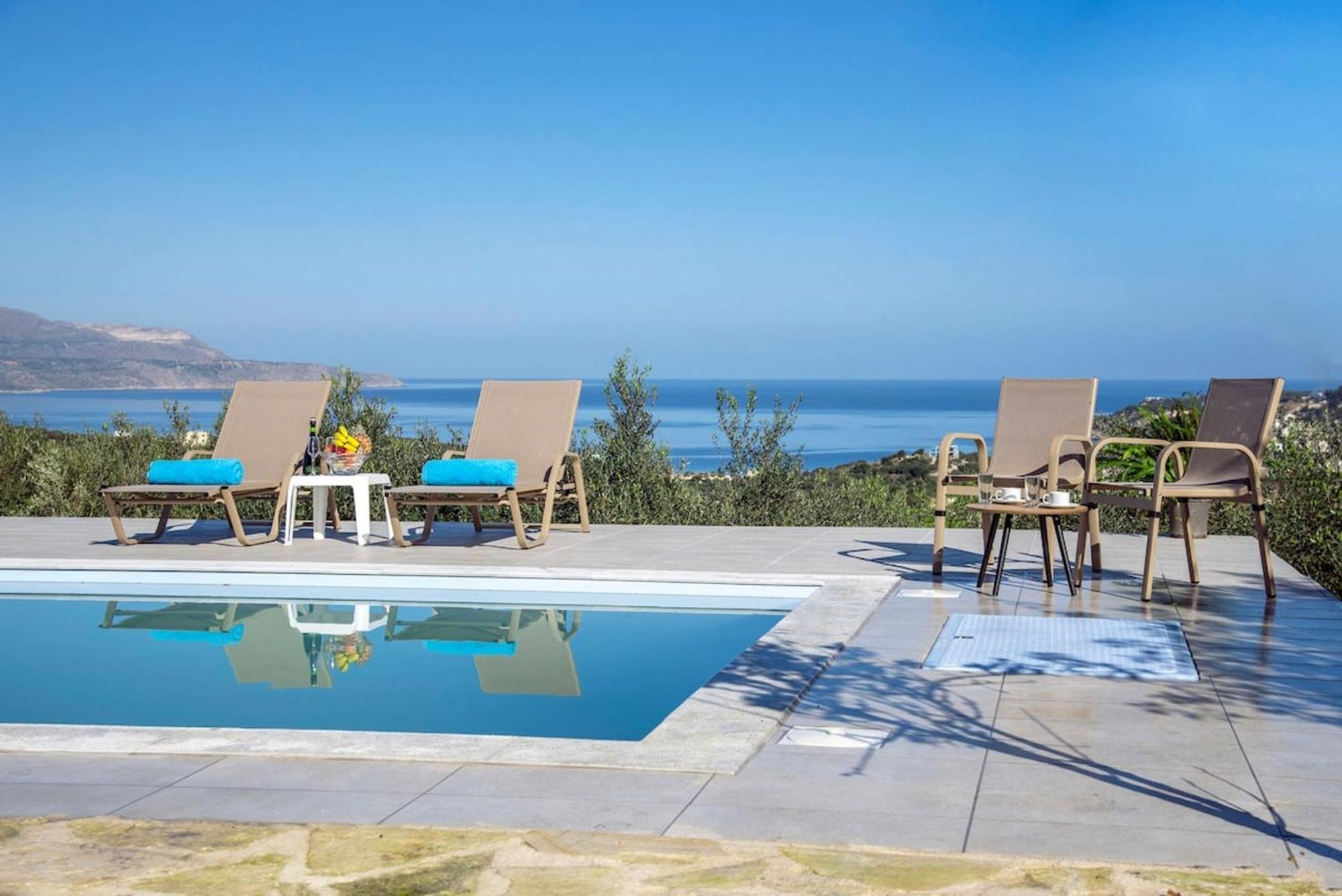 Villa Konstantinos Hilltop Vineyard Escape 阿尔米里达 外观 照片