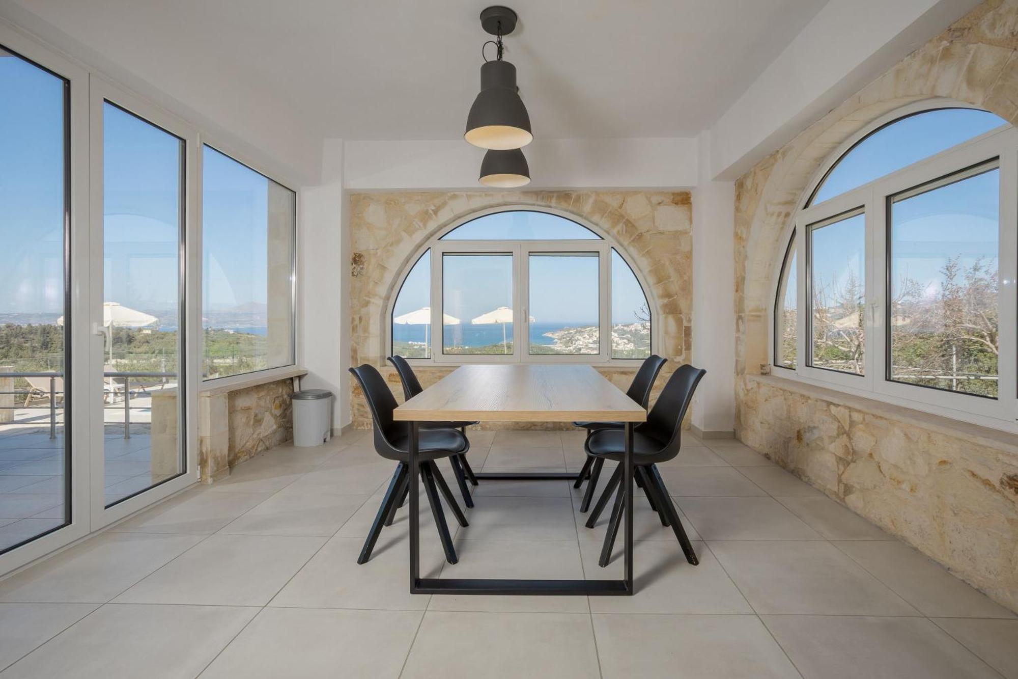Villa Konstantinos Hilltop Vineyard Escape 阿尔米里达 外观 照片