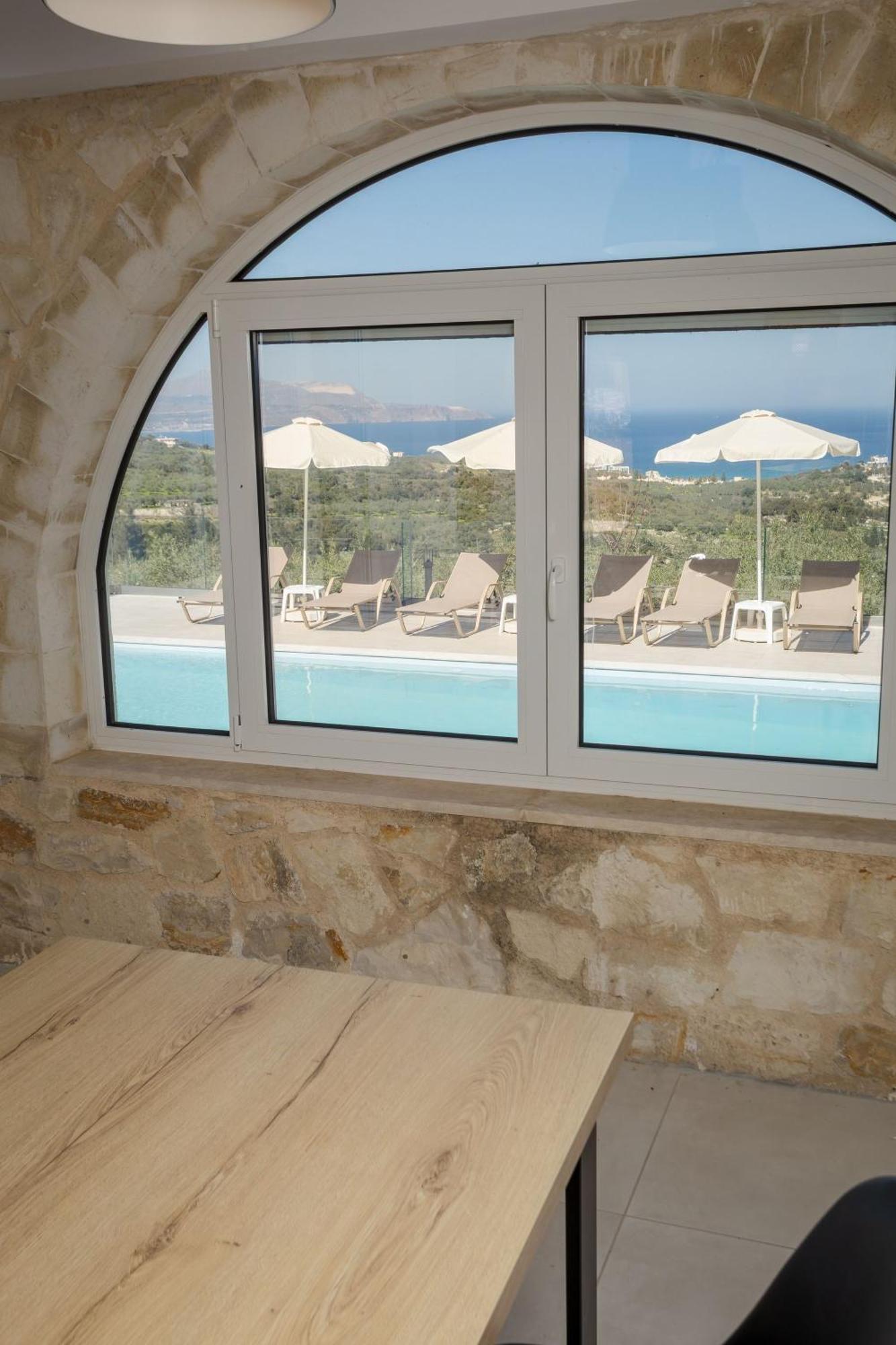 Villa Konstantinos Hilltop Vineyard Escape 阿尔米里达 外观 照片