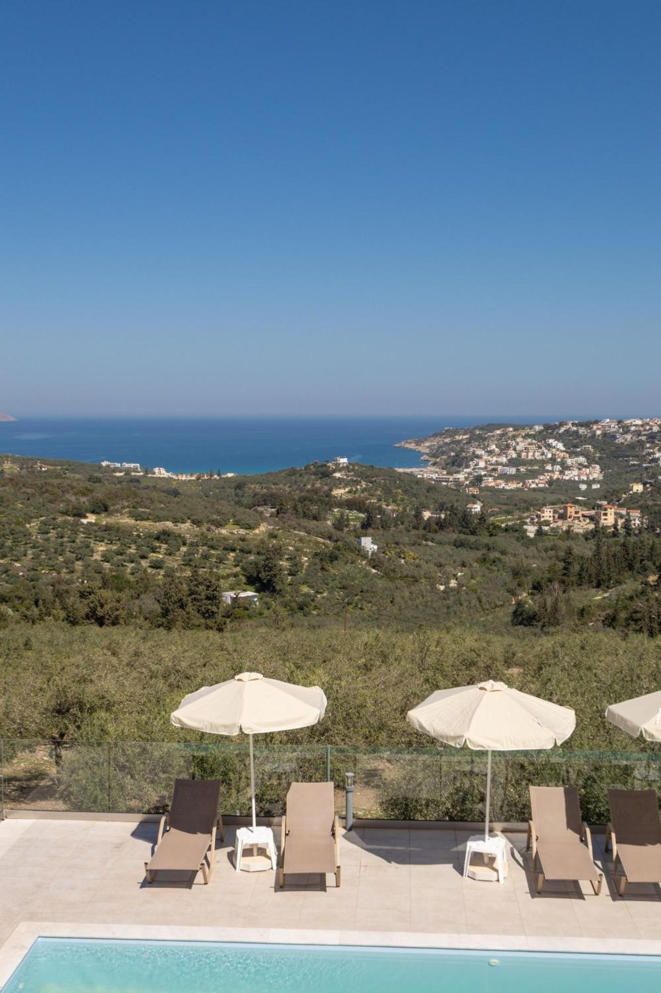 Villa Konstantinos Hilltop Vineyard Escape 阿尔米里达 外观 照片
