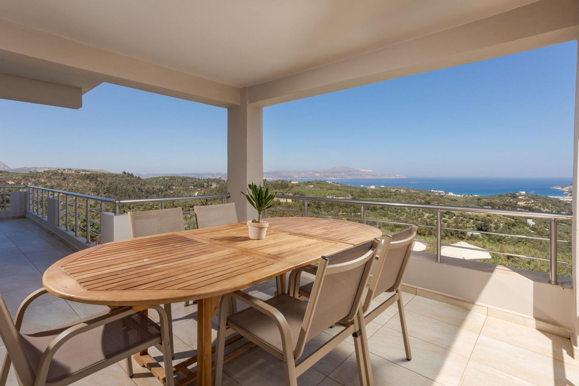 Villa Konstantinos Hilltop Vineyard Escape 阿尔米里达 外观 照片
