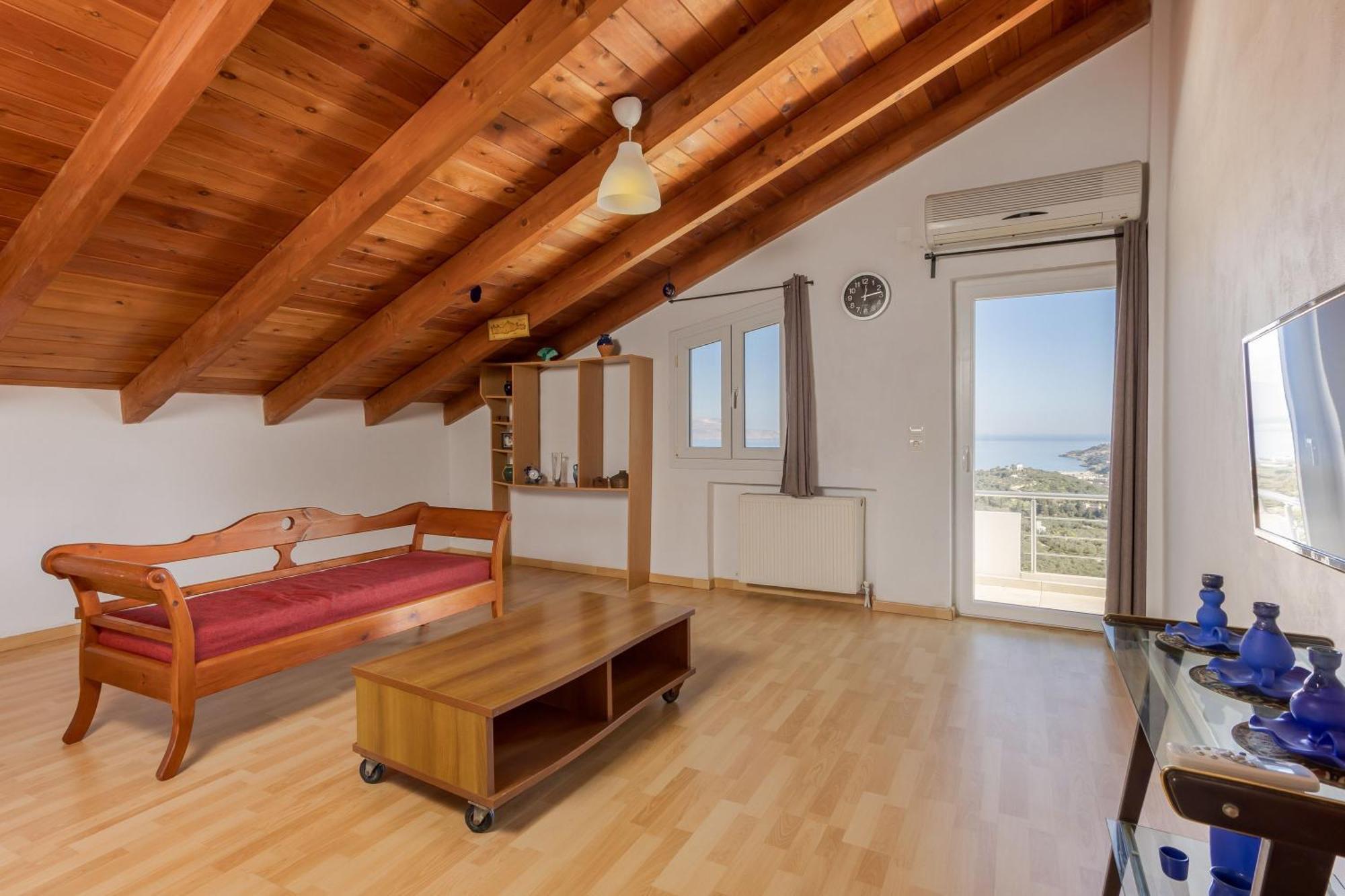 Villa Konstantinos Hilltop Vineyard Escape 阿尔米里达 外观 照片