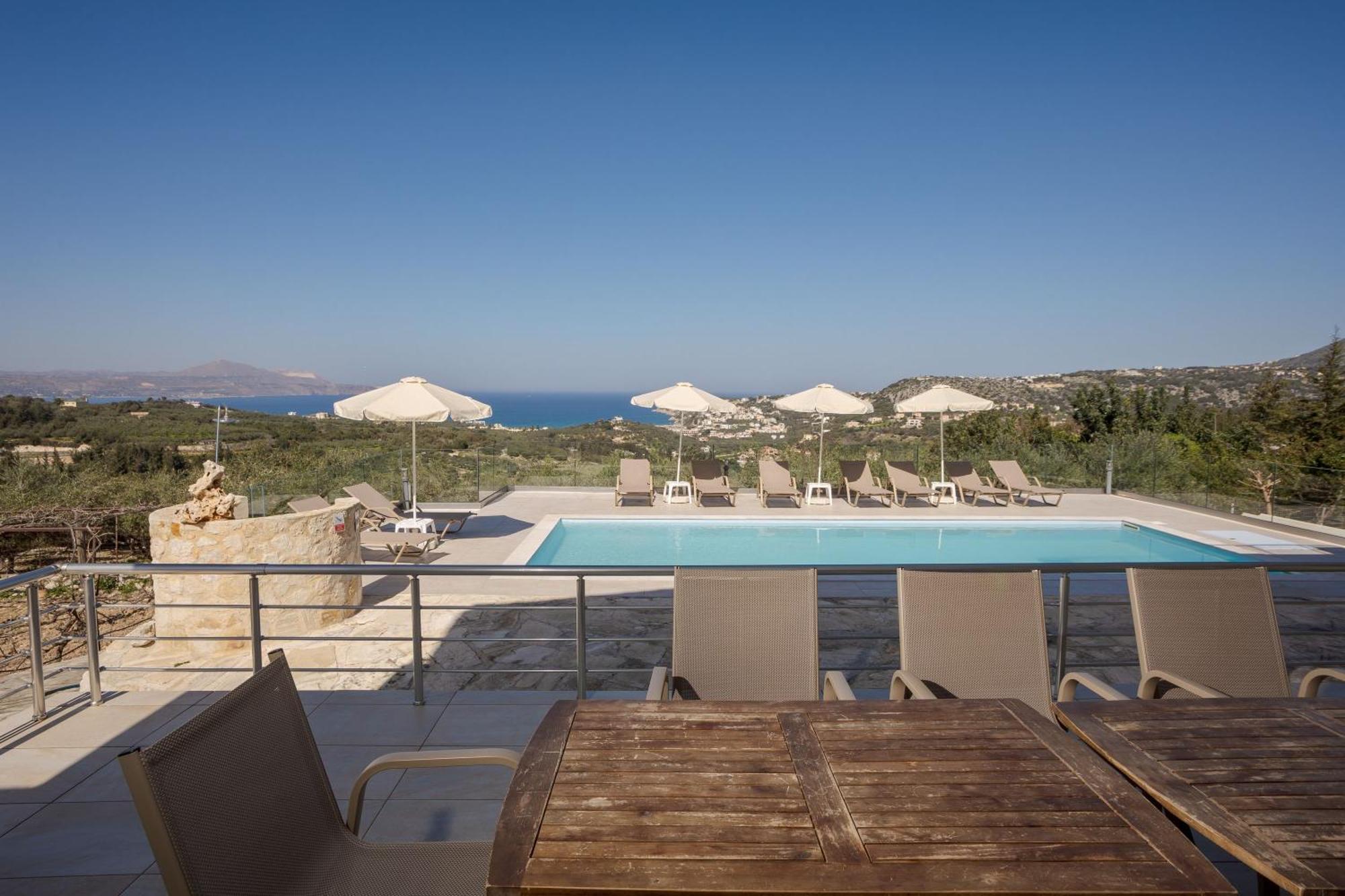 Villa Konstantinos Hilltop Vineyard Escape 阿尔米里达 外观 照片
