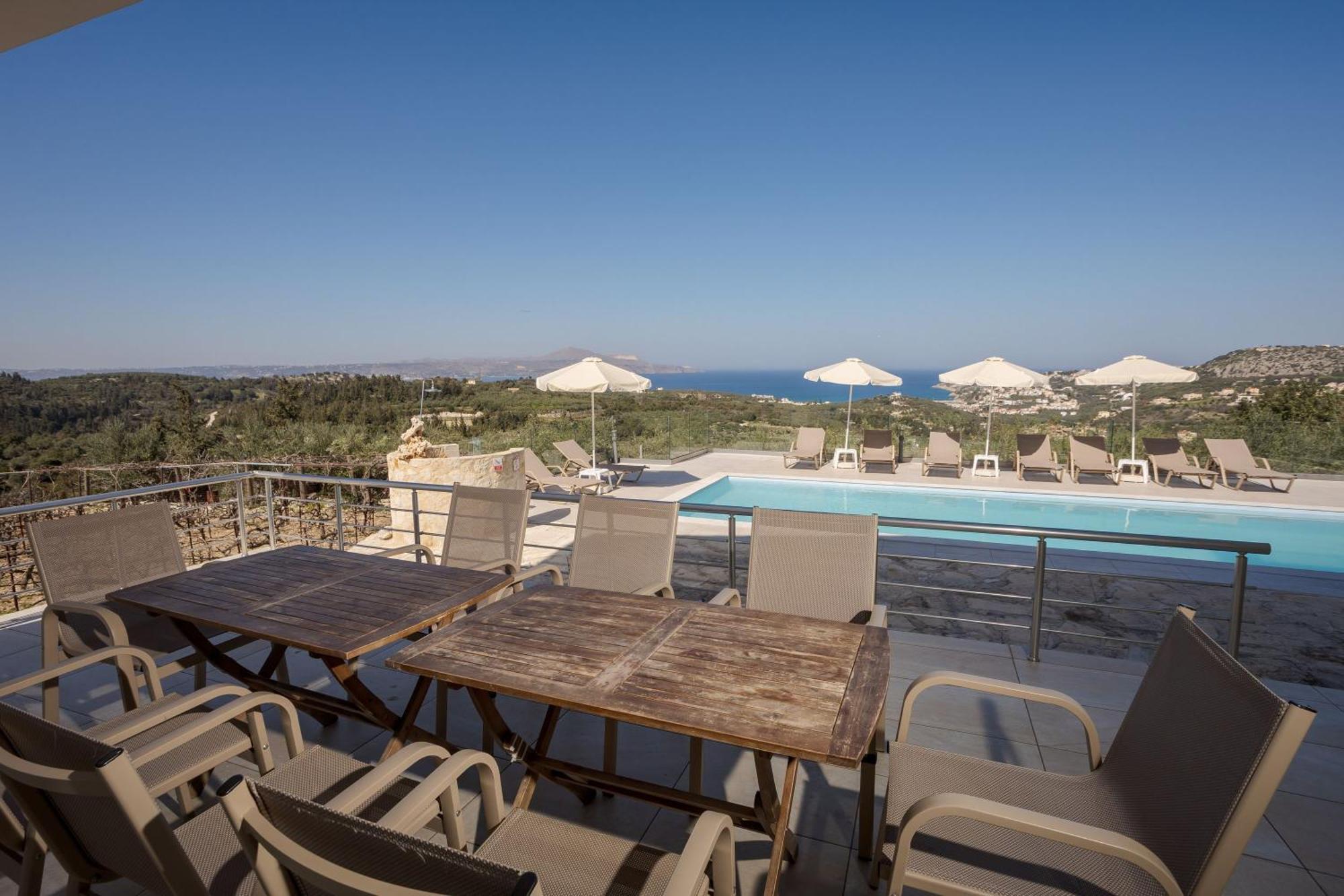 Villa Konstantinos Hilltop Vineyard Escape 阿尔米里达 外观 照片